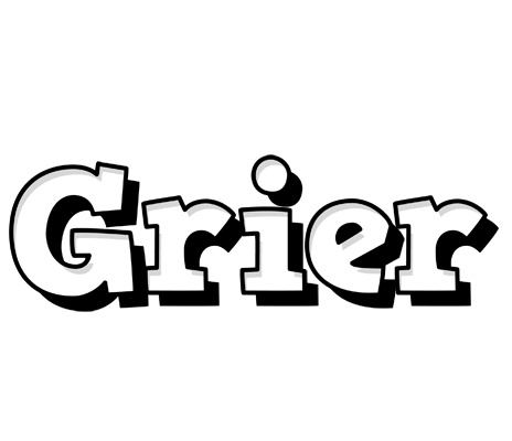 Grier snowing logo