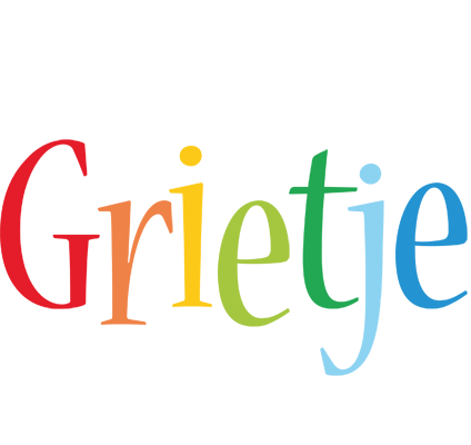 Grietje birthday logo