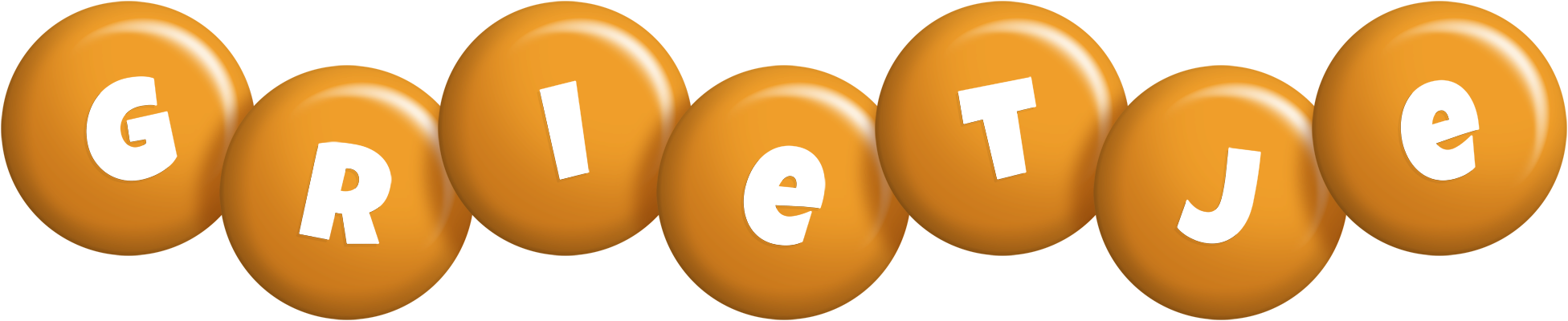 Grietje candy-orange logo