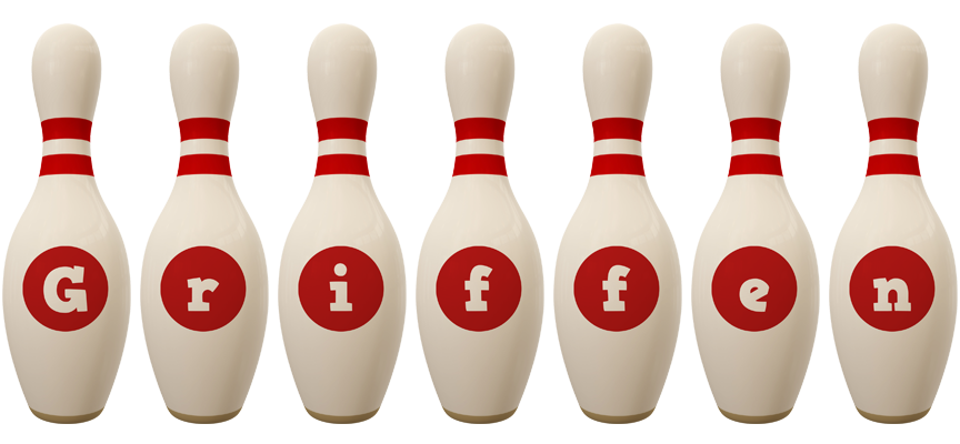 Griffen bowling-pin logo