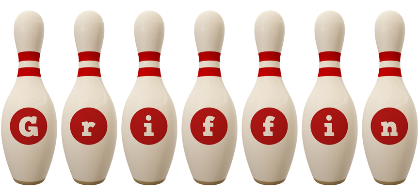 Griffin bowling-pin logo
