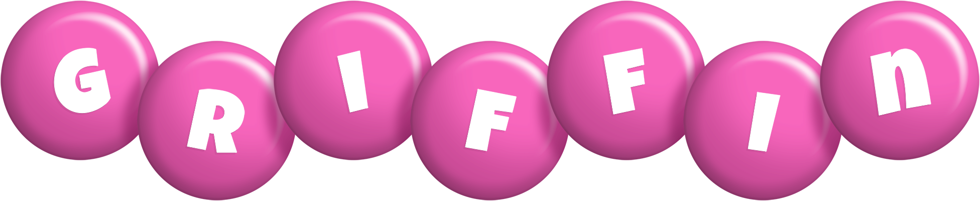Griffin candy-pink logo