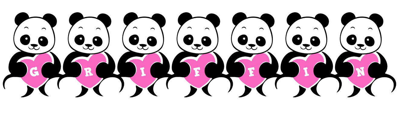 Griffin love-panda logo