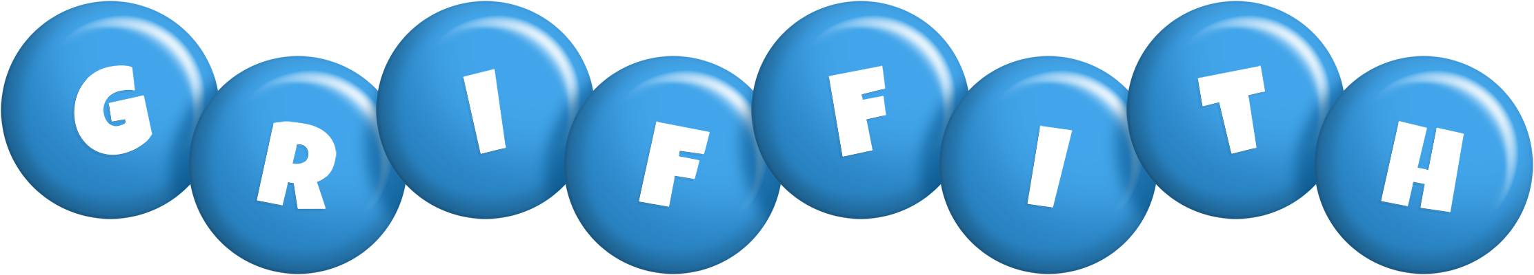 Griffith candy-blue logo