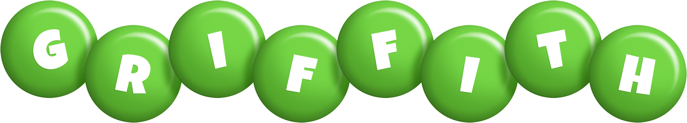 Griffith candy-green logo