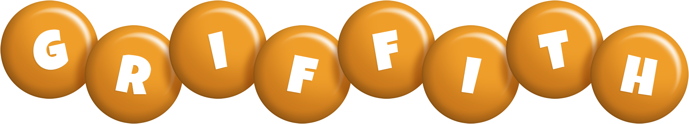 Griffith candy-orange logo