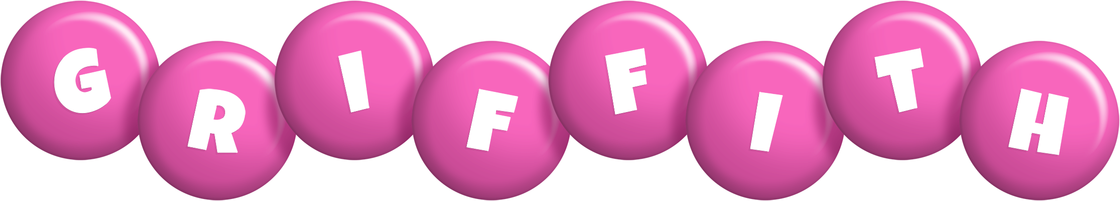 Griffith candy-pink logo