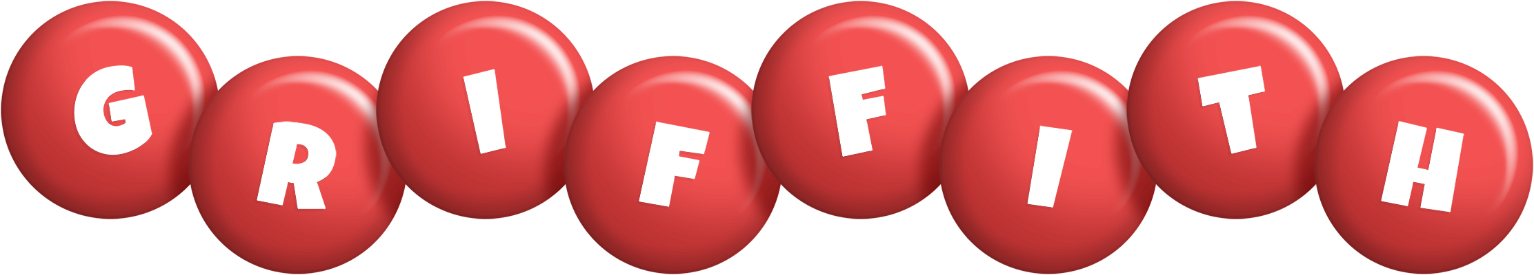 Griffith candy-red logo