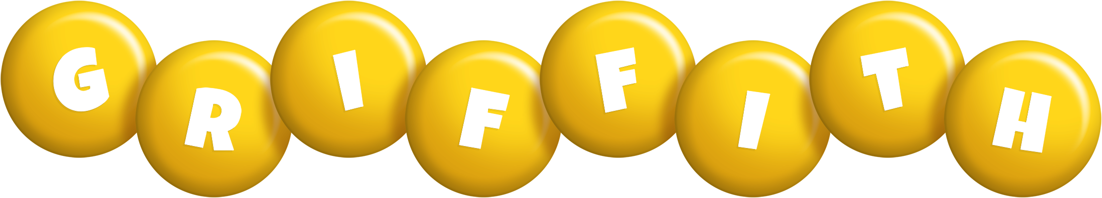 Griffith candy-yellow logo