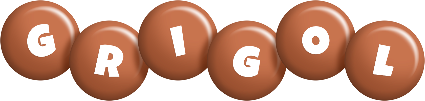 Grigol candy-brown logo