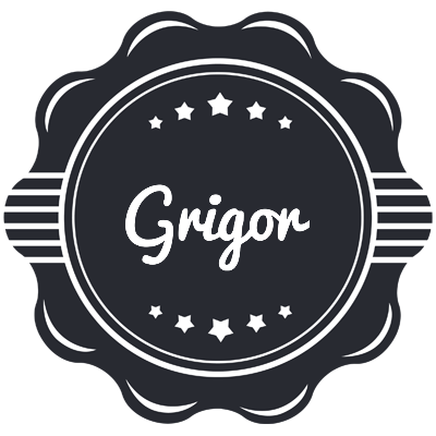 Grigor badge logo