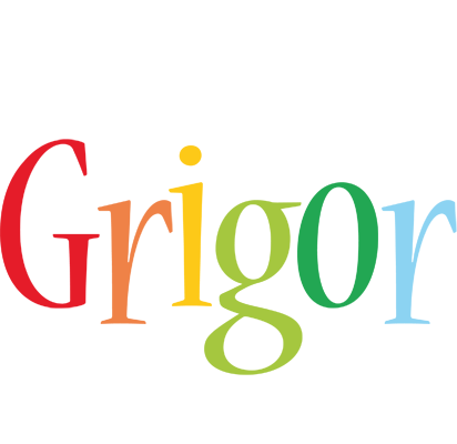 Grigor birthday logo