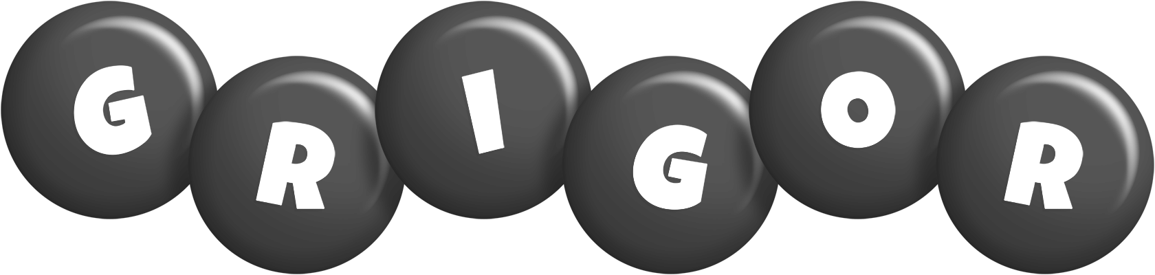 Grigor candy-black logo