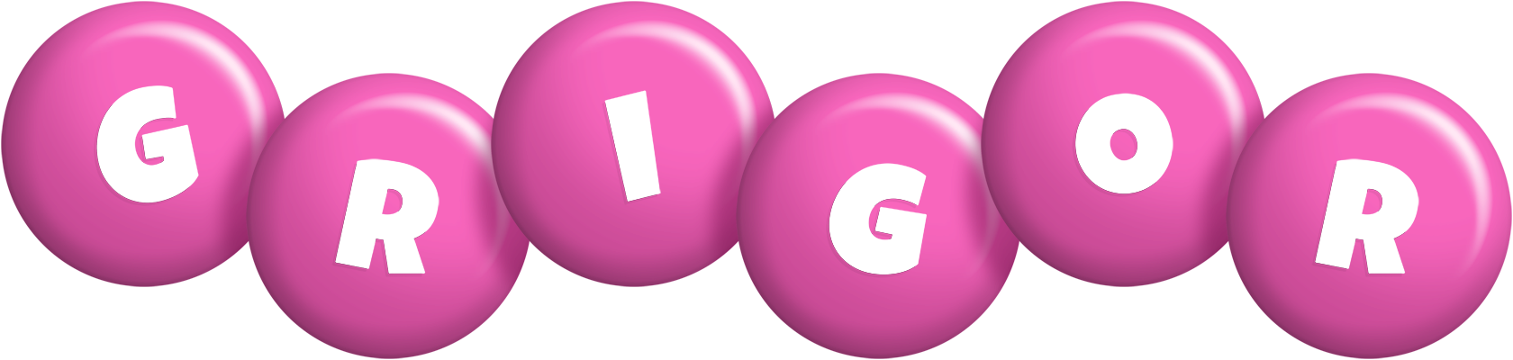 Grigor candy-pink logo
