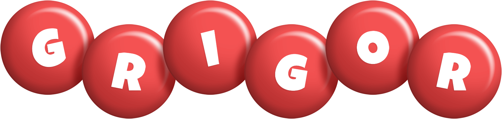 Grigor candy-red logo
