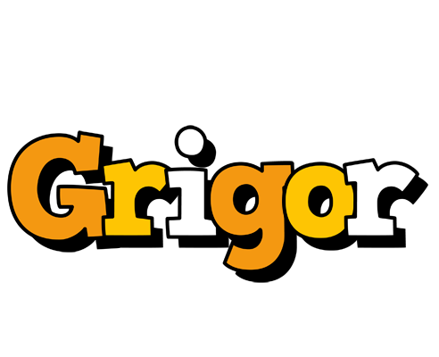 Grigor cartoon logo