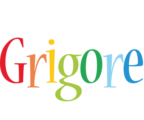 Grigore birthday logo