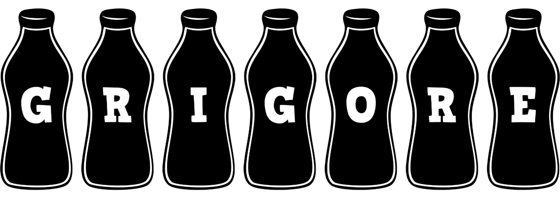 Grigore bottle logo
