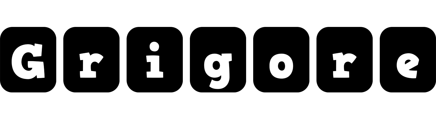 Grigore box logo