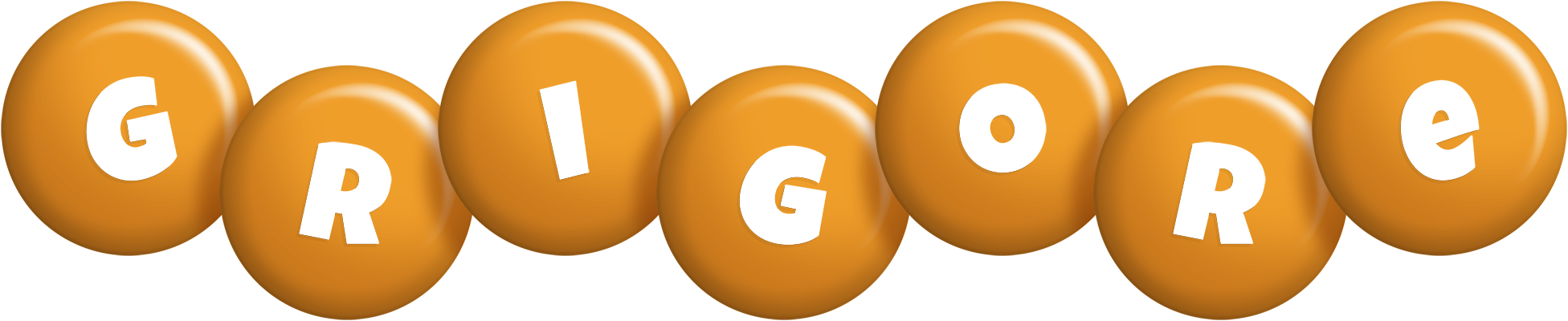 Grigore candy-orange logo