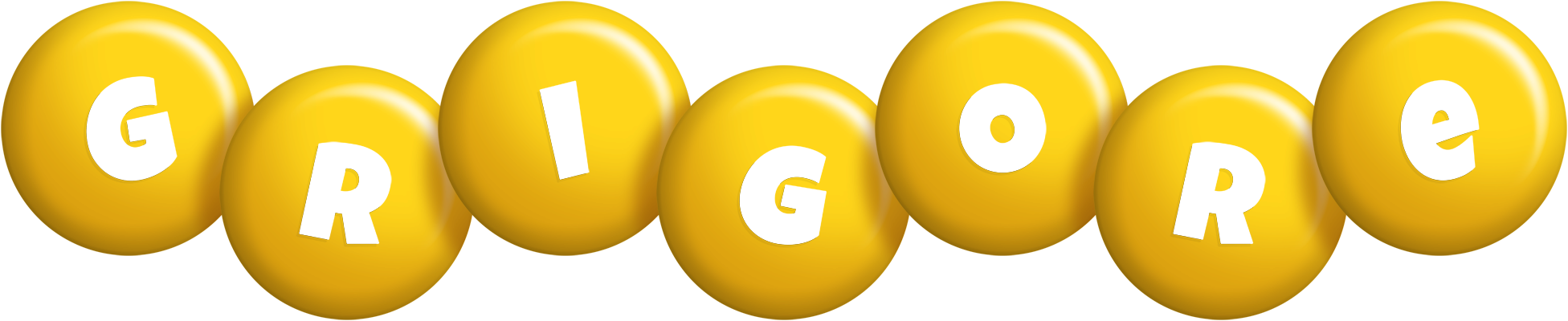 Grigore candy-yellow logo