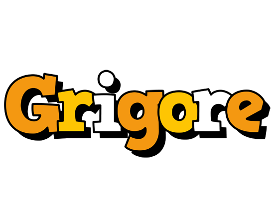 Grigore cartoon logo