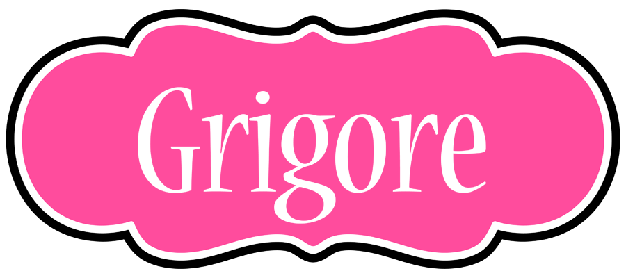 Grigore invitation logo