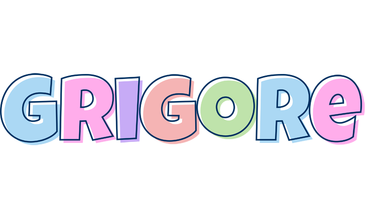 Grigore pastel logo