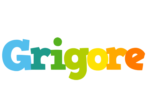 Grigore rainbows logo