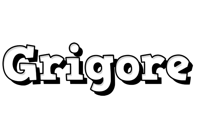 Grigore snowing logo