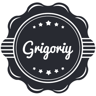 Grigoriy badge logo