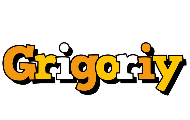 Grigoriy cartoon logo