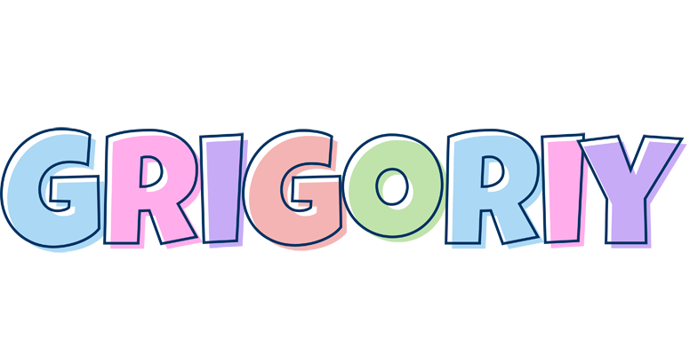 Grigoriy pastel logo
