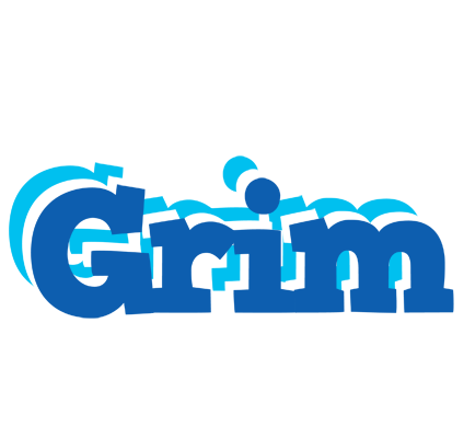 Grim business logo