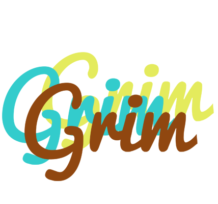 Grim cupcake logo
