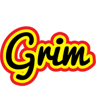 Grim flaming logo
