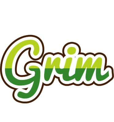 Grim golfing logo