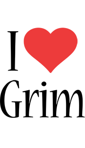 Grim i-love logo
