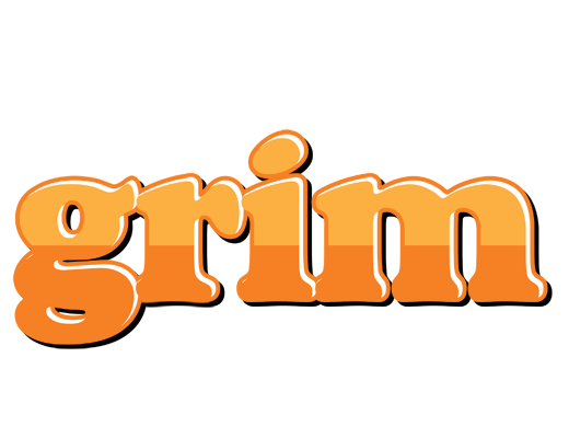 Grim orange logo