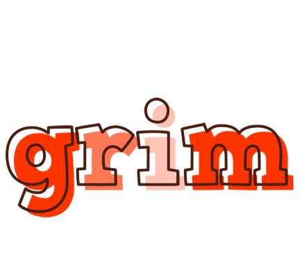 Grim paint logo
