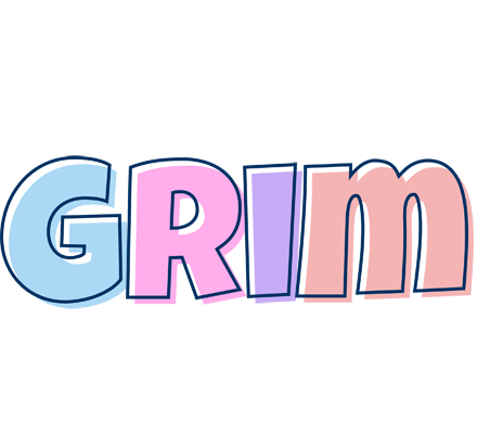 Grim pastel logo