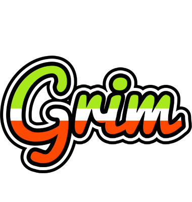 Grim superfun logo