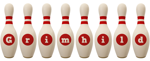 Grimhild bowling-pin logo