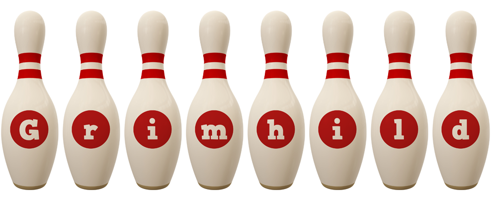 Grimhild bowling-pin logo