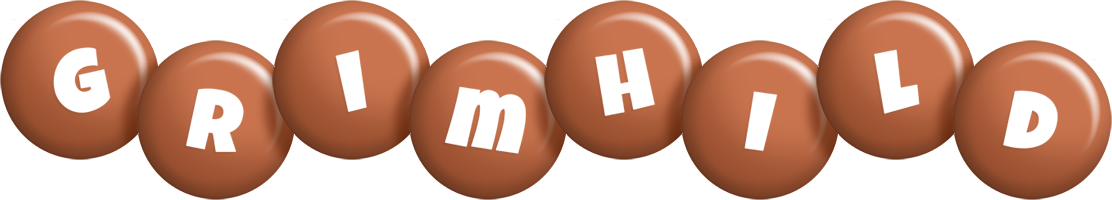 Grimhild candy-brown logo