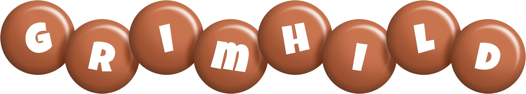 Grimhild candy-brown logo