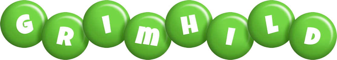 Grimhild candy-green logo