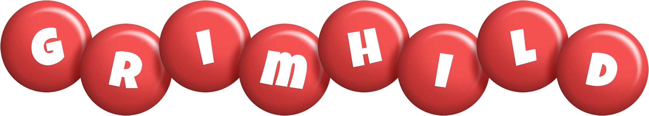 Grimhild candy-red logo