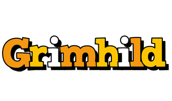 Grimhild cartoon logo