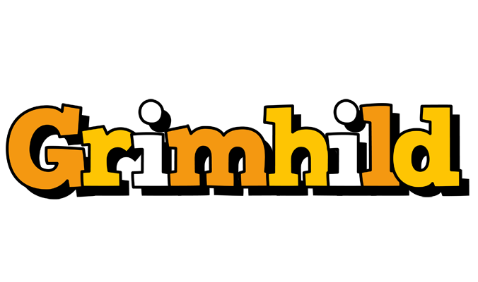 Grimhild cartoon logo